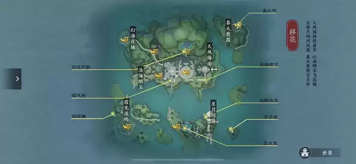 天涯明月刀手游蝴蝶图鉴在哪里？蝴蝶图鉴位置坐标大全图片1