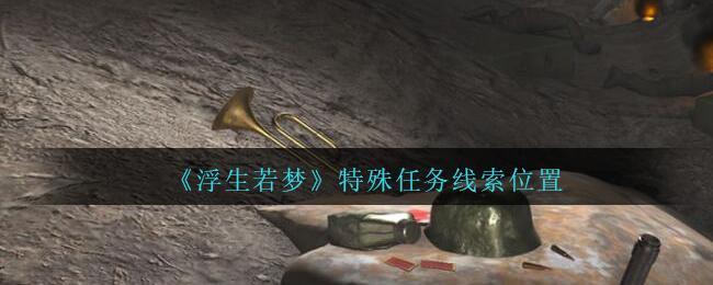 孙美琪疑案浮生若梦攻略特殊任务在哪