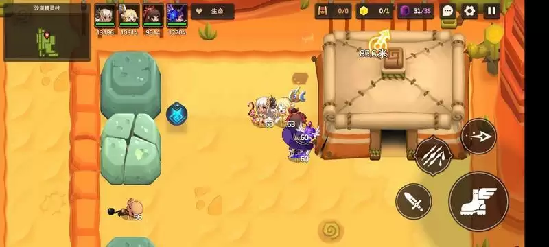 坎公骑冠剑噩梦4-1通关攻略 困难4-1碎片位置