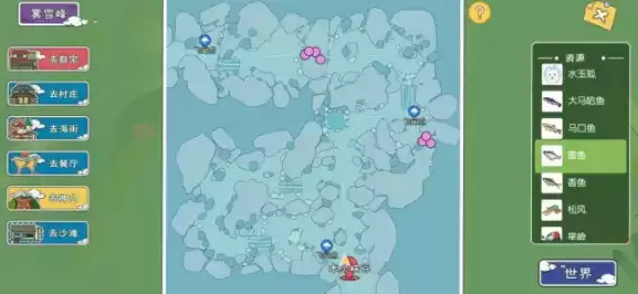 小森生活所有鱼类分布位置大全