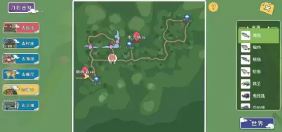 小森生活所有鱼类分布位置大全