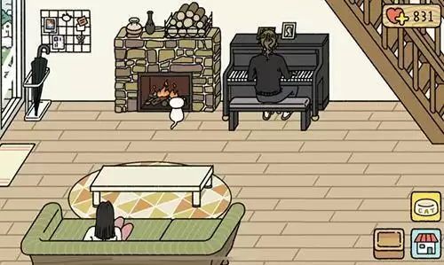 萌宅物语怎么上二楼