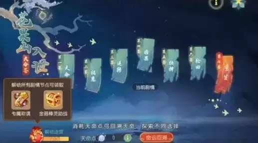 梦幻西游手游花果山入世天命签图文攻略