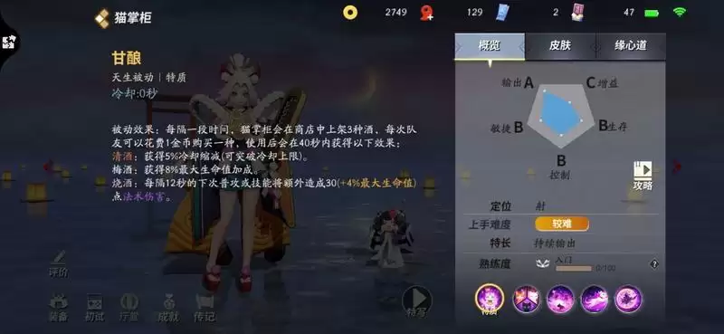 决战平安京猫掌柜玩法攻略