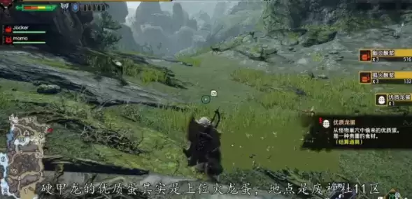 怪物猎人崛起硬甲龙的蛋任务位置介绍