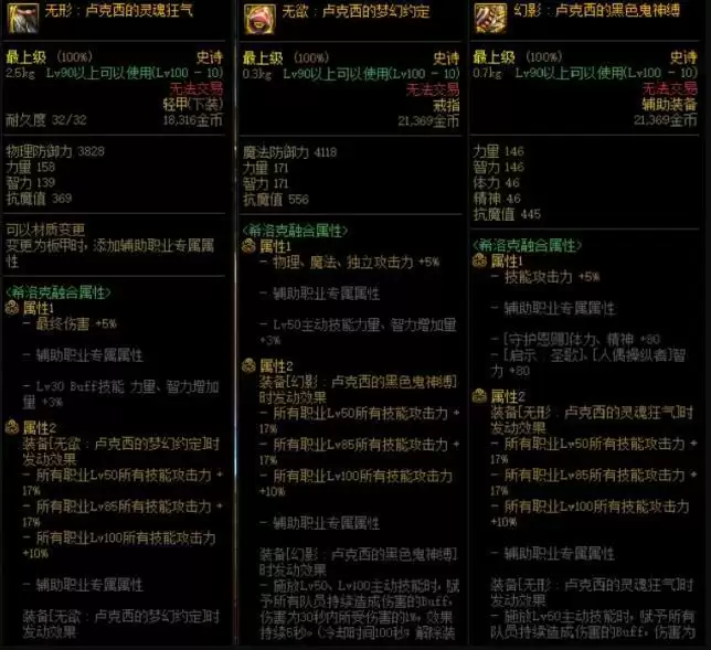 卢克西三件套是哪三件