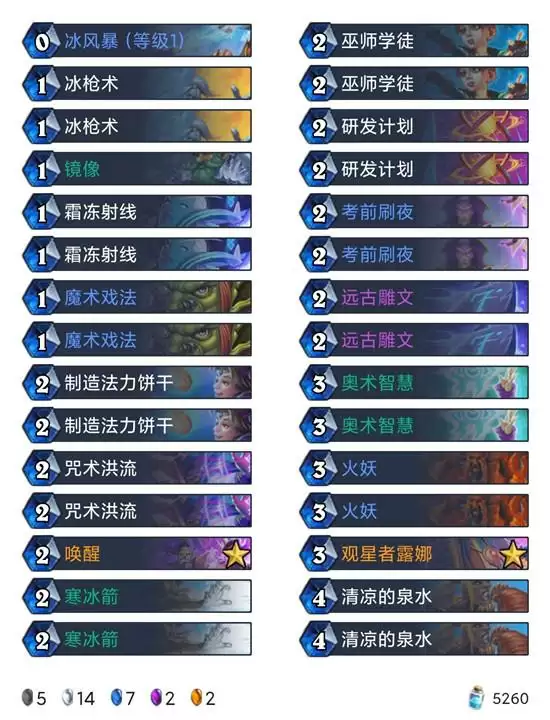 《炉石传说》贫瘠之地火妖法卡组搭配攻略