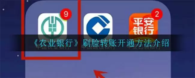 《农业银行》刷脸转账开通方法介绍