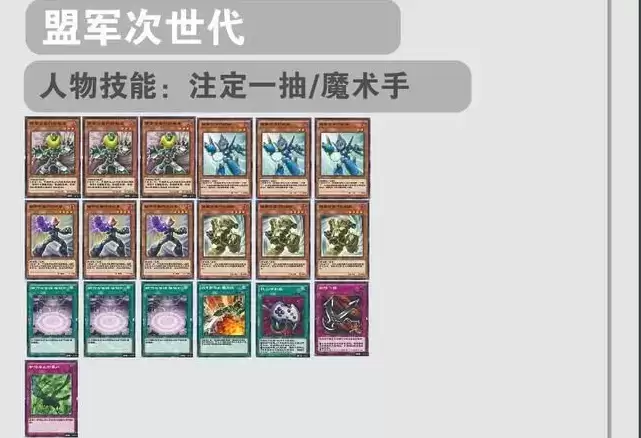 游戏王决斗链接盟军次世代卡组怎么玩?盟军次世代卡组攻略图片1