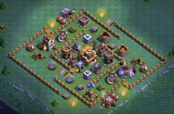 部落冲突建筑6本布局