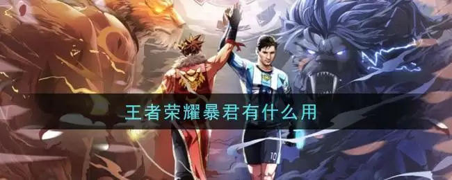 王者荣耀暴君有什么用