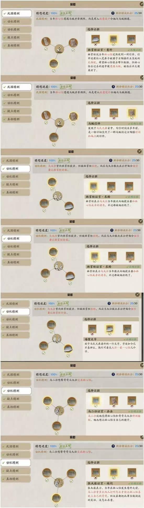 天涯明月刀手游林心怡案怎么触发?林心怡案凶手证据攻略大全图片3