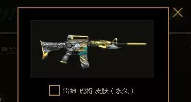 cf雷神虎将皮肤稀有吗_2 cf雷神虎将皮肤稀有吗