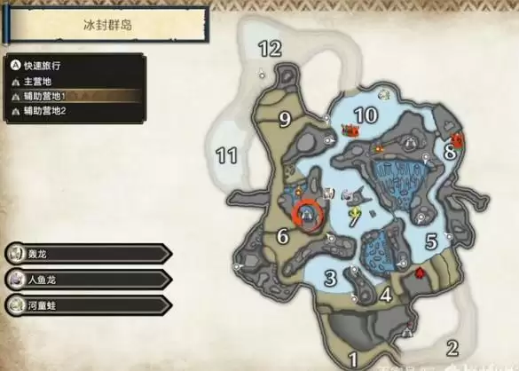 怪物猎人崛起全营地位置和部分隐藏路线分享