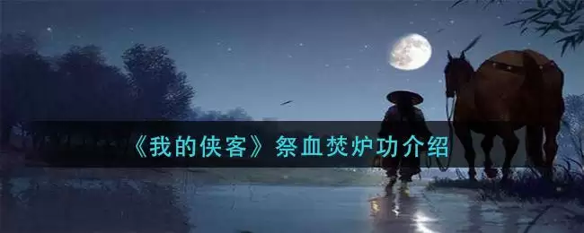 《我的侠客》祭血焚炉功介绍