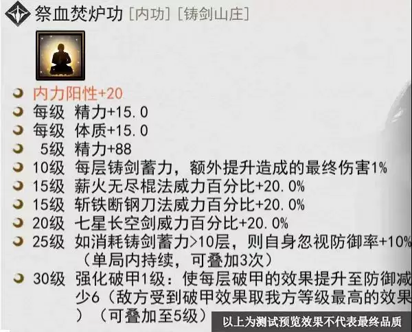 《我的侠客》铸剑山庄祭血焚炉功介绍 《我的侠客》祭血焚炉功介绍