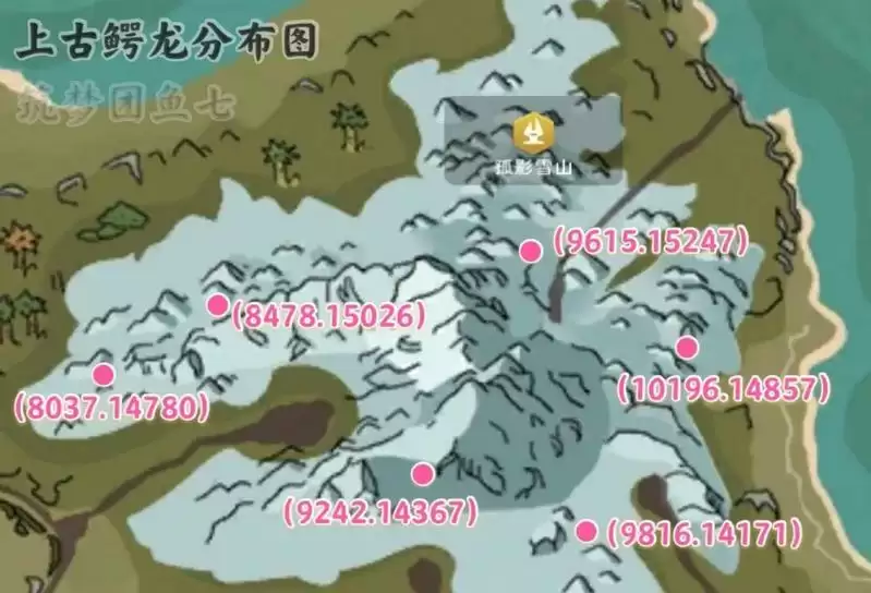 创造与魔法上古鳄龙及暗黑霸王龙分布位置一览