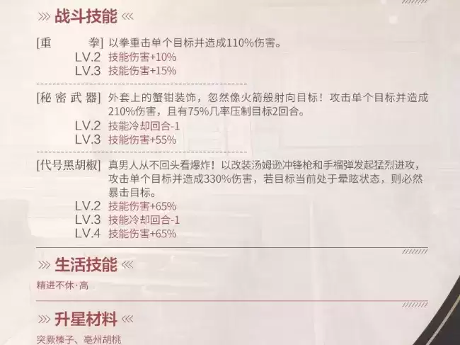 食物语防弹背心好感礼物对应食魂一览