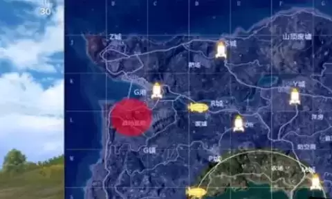 《和平精英》上太空的火箭位置介绍