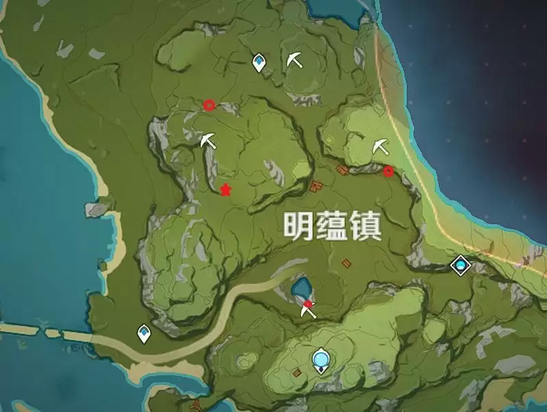 原神明蕴镇矿洞在哪里