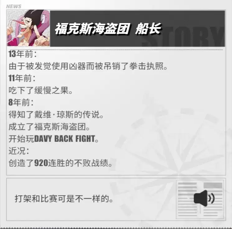 《航海王热血航线》福克斯角色介绍