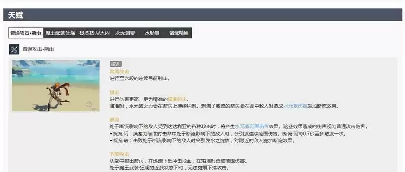 达达利亚技能
