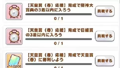 赛马娘天皇赏春应援活动任务完成攻略分享