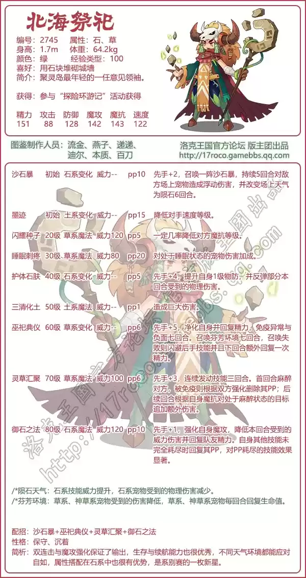 《洛克王国》北海祭祀图鉴