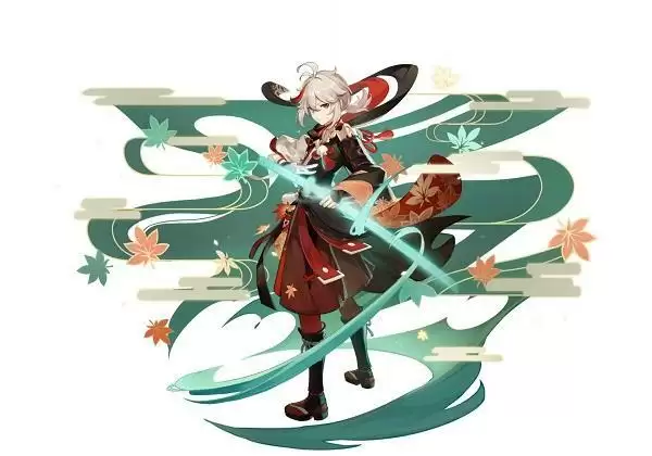 原神桐生万叶立绘