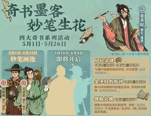 江南百景图四大奇书活动怎么玩1