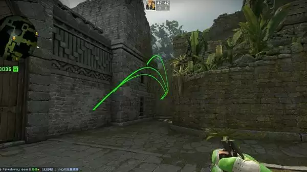 csgo远古遗迹指定位置涂鸦怎么做?远古遗迹在T边上方应用涂鸦任务攻略图片2