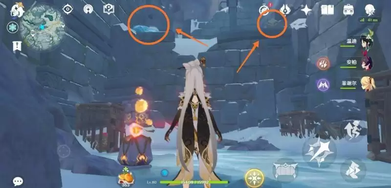 原神雪山木笼子怎么开