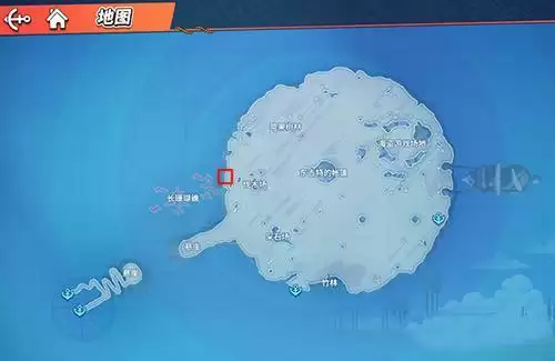 《航海王热血航线》神奇的岛屿长长的珊瑚礁位置介绍