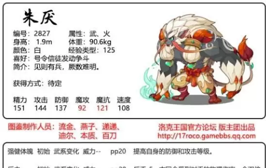 洛克王国朱厌技能强度分析