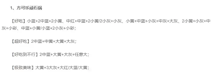 宝可梦大探险化石翼龙食谱配方分享