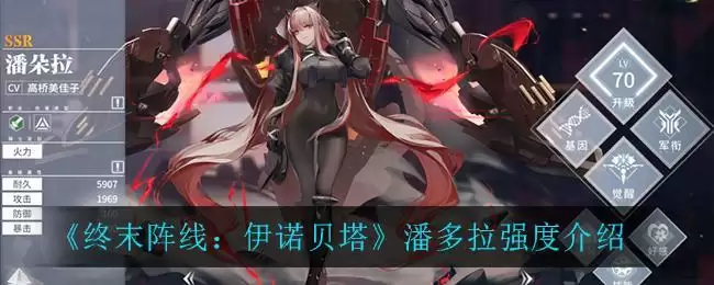 《终末阵线：伊诺贝塔》潘多拉强度介绍