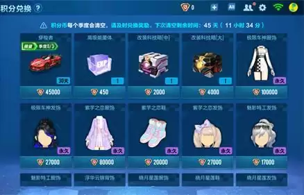 qq飞车手游积分兑换建议