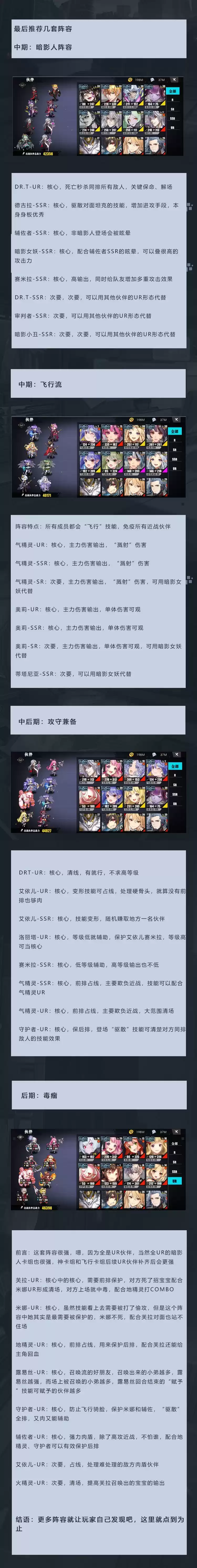 时逆今天也在被迫拯救世界中后期阵容搭配推荐