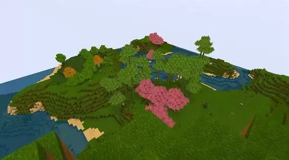 迷你世界桃林地形码大全2021 桃林竹林地形码最新分享图片2
