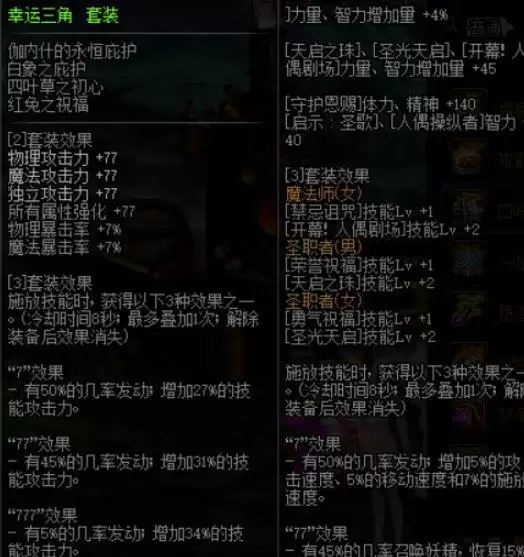 dnf奶爸100级装备选择