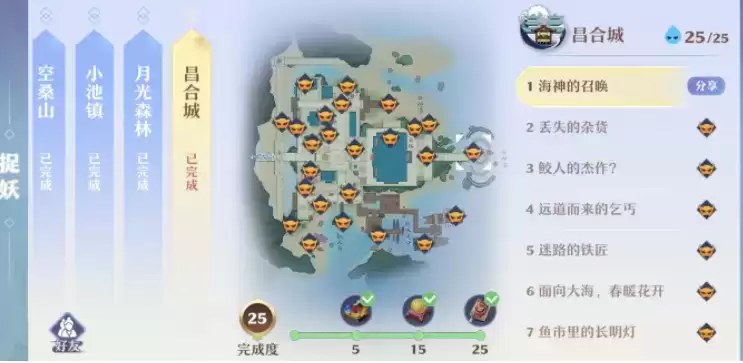 梦幻新诛仙昌合城探灵位置大全分享