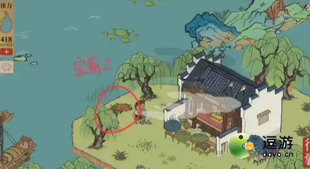 江南百景图钱塘春行宝箱位置介绍