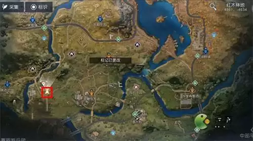 黎明觉醒靶场藏宝图在什么位置