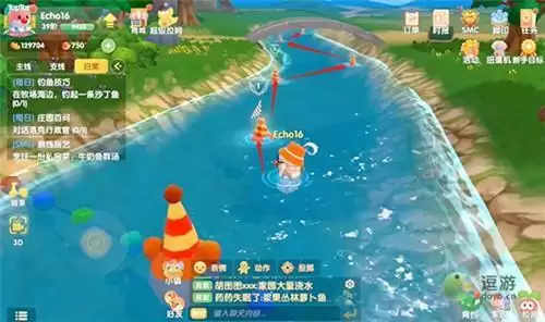 摩尔庄园冲浪游戏在什么位置