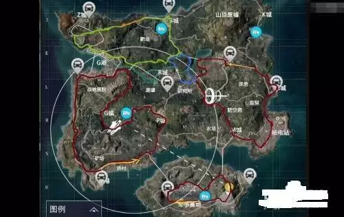 和平精英重启未来小鸡车刷新点在哪里?重启未来小鸡车刷新路线图文一览图片2