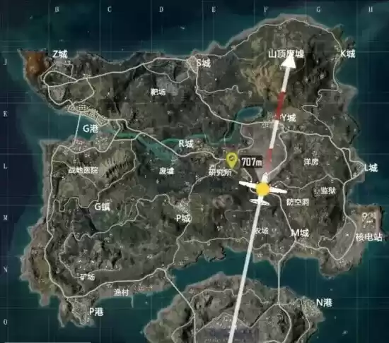 《和平精英》车库位置分布图