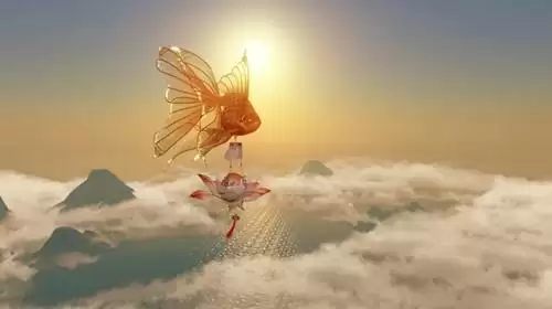 《天涯明月刀手游》双人浮空载具吟风花开锦鲤一览