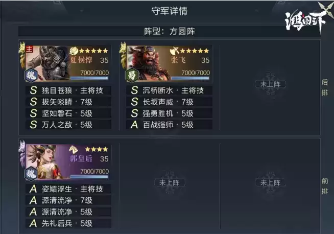 《鸿图之下》七级地守军详解