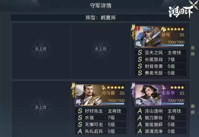 《鸿图之下》七级地守军详解