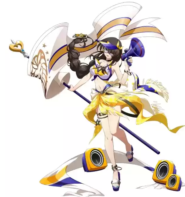 《梦幻模拟战》玛丽埃尔热浪应援皮肤一览